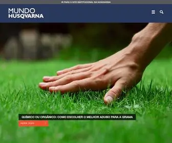 MundohusqVarna.com.br(Mundo Husqvarna) Screenshot