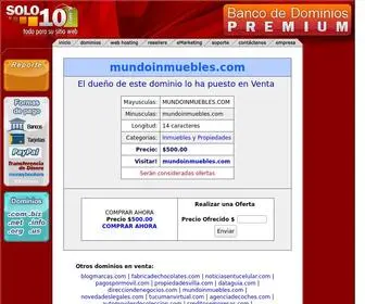 Mundoinmuebles.com(Este dominio esta en venta en) Screenshot