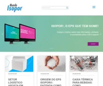Mundoisopor.com.br(Tudo sobre EPS Isopor®) Screenshot