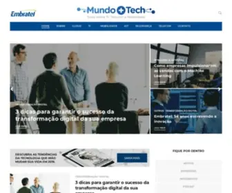 Mundomaistech.com.br(Mundo tech) Screenshot