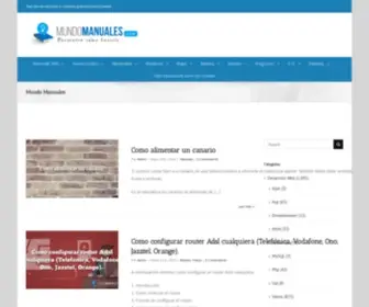 Mundomanuales.com(Mundo Manuales Gratis Tutoriales Guias Cursos Trucos) Screenshot