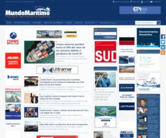 Mundomaritimo.cl(Toda la Información Maritima de Latinoamérica) Screenshot