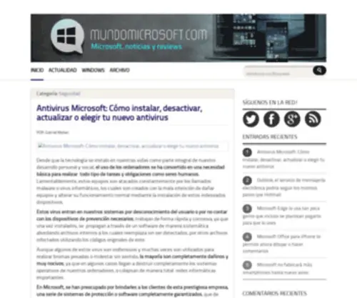 Mundomicrosoft.com(Mundomicrosoft) Screenshot