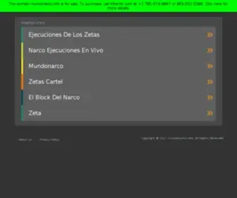 Mundonarco.info(El Blog del Narco) Screenshot