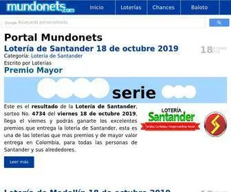 Mundonets.com(Resultados Loterías) Screenshot