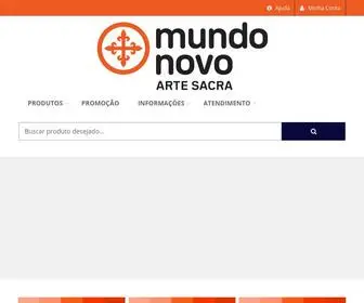 Mundonovoartesacra.com.br(Mundo Novo Arte Sacra) Screenshot