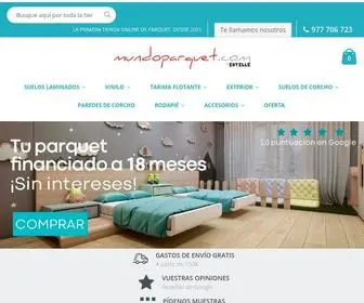 Mundoparquet.com(Suelos parquet online) Screenshot