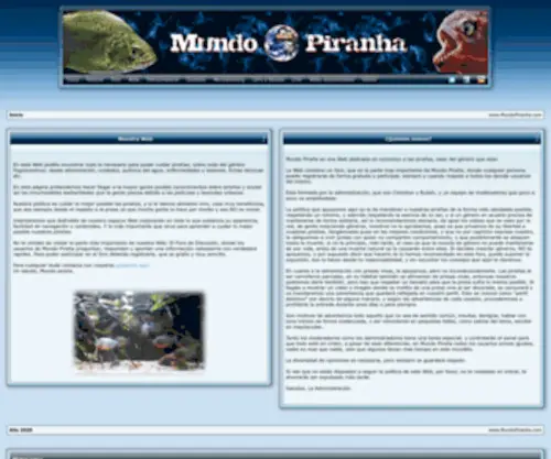Mundopiranha.com(Web Mundopiranha) Screenshot