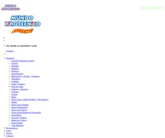 Mundopirotecnico.com.uy(Mundo Pirotecnico) Screenshot