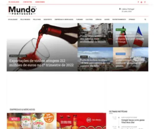 Mundoportugues.pt(Mundo Português) Screenshot
