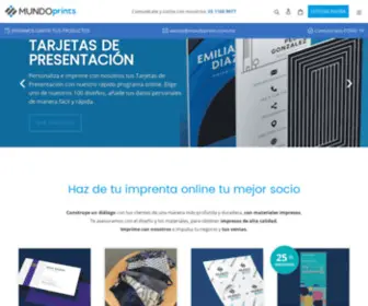 Mundoprints.com(Tu Imprenta Online) Screenshot