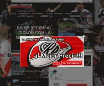 Mundoriver.com(RIVER PLATE) Screenshot