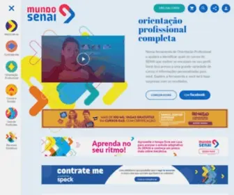 Mundosenai.com.br(Mundo SENAI) Screenshot