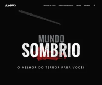 Mundosombrio.com.br(Mundo Sombrio) Screenshot