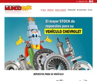 Mundospark.com(Repuestos para chevrolet Spark) Screenshot