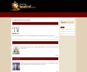 Mundoteatral.com.ar(Teatro) Screenshot