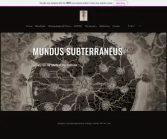 Mundussub.org(Mundus Subterraneus) Screenshot