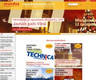 Mundustravels.com(Ceļojumi) Screenshot