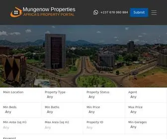 Mungenowproperties.com(Mungenow Properties) Screenshot