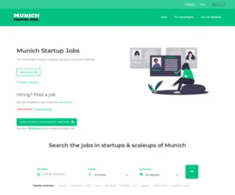 Munich-Startup-Jobs.com(MUNICH STARTUP JOBS) Screenshot