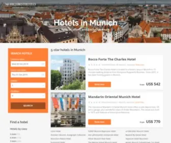 Munichbesthotels.com(Munich hotels & apartments) Screenshot