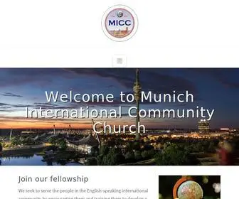 Munichurch.de(Munich International Community Church) Screenshot