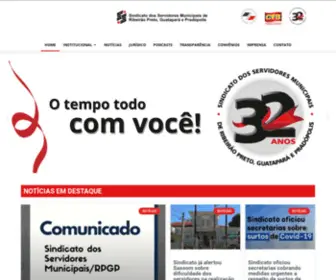 Municipais.org.br(SSM/RPGP • Sindicato dos Servidores Municipais de RibeirÃ£o Preto) Screenshot