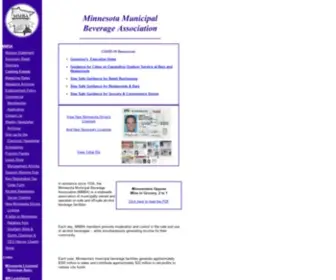 Municipalbev.com(Minnesota Municipal Beverage Association) Screenshot