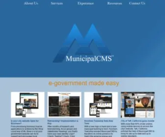 Municipalcms.com(EGovernment made easy) Screenshot