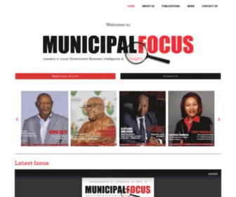 Municipalfocus.co.za(Leaders In Local Government Business intelligence & Insights) Screenshot