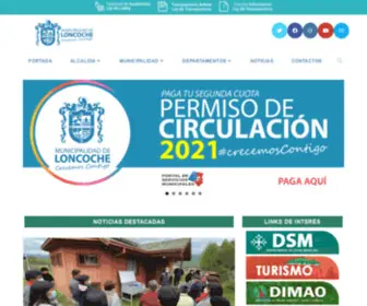 Municipalidaddeloncoche.cl(Municipalidad de Loncoche) Screenshot