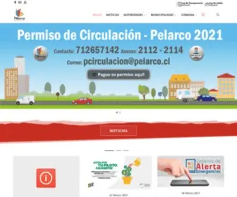 Municipalidaddepelarco.cl(Portal Municipal) Screenshot