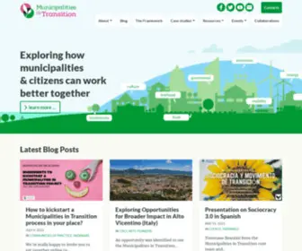 Municipalitiesintransition.org(Front Page) Screenshot