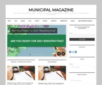 Municipalmagazine.com(Inspiring, informing and connecting local government professionals in Northern California) Screenshot