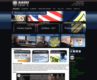 Municipalpoliceinstitute.org(MPI Training) Screenshot