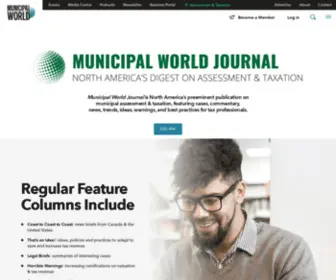 Municipaltaxation.com(Municipal World Journal) Screenshot