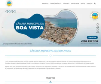 Municipiodaboavista.com(Camara Municipal da Boavista) Screenshot