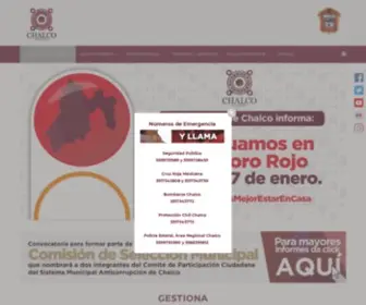 Municipiodechalco.gob.mx(Municipiodechalco) Screenshot
