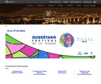 Municipiodequeretaro.gob.mx(Sitio del Municipio de Quer) Screenshot