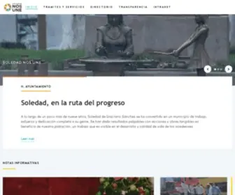 Municipiosoledad.gob.mx(Inicio) Screenshot