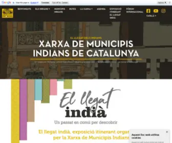 Municipisindians.cat(El llegat dels indians) Screenshot