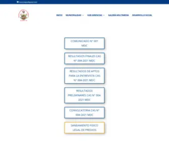 Municolquemarca.gob.pe(Gestión) Screenshot
