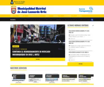 MunijLo.gob.pe(Municipalidad Distrital de José Leonardo Ortiz) Screenshot