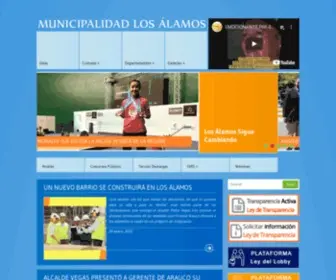 Munilosalamos.cl(Municipalidad de Los Alamos) Screenshot