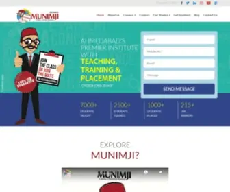 Munimji.co.in(Accounting Courses in Ahmedabad) Screenshot