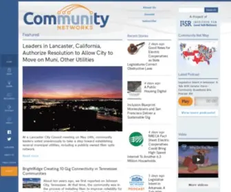 Muninetworks.org(Community broadband networks) Screenshot