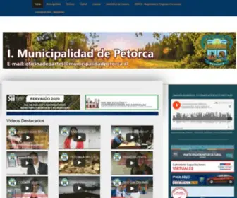 Munipetorca.com(Pagina principal) Screenshot