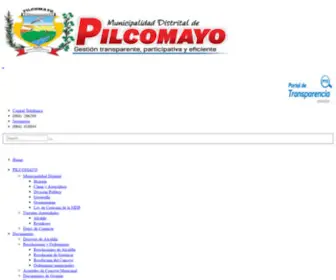 Munipilcomayo.gob.pe(Municipalidad Distrital de Pilcomayo) Screenshot