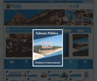 Munipiura.gob.pe(Municipalidad Provincial de Piura) Screenshot