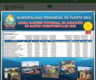 Munipuertoinca.gob.pe(Municipalidad) Screenshot